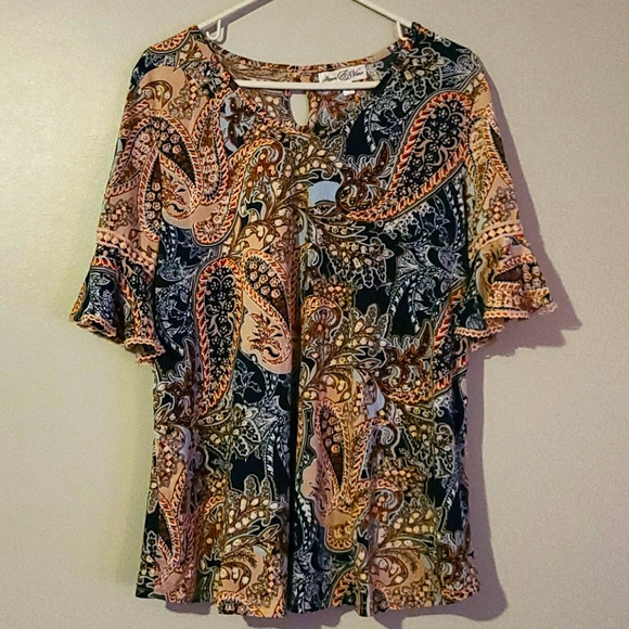 ✨2/$12 Stem&Vine Tunic/Top - Picture 1 of 7